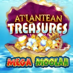 Atlantean Treasures Mega Moolah slot game at Zodiac Casino Canada