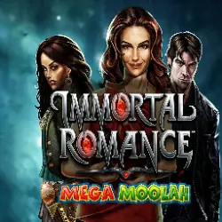 Immortal Romance Mega Moolah slot at Zodiac Casino Canada
