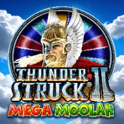 Thunderstruck II Mega Moolah jackpot slot at Zodiac Casino Canada